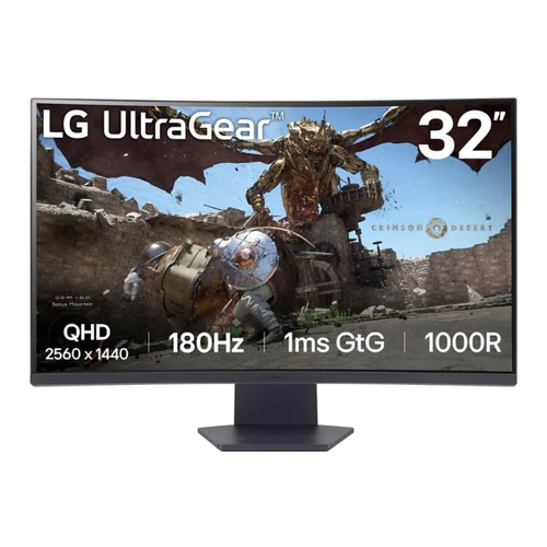 LG UltraGear 32GS60QC 31.5-inch Curved Gaming Monitor